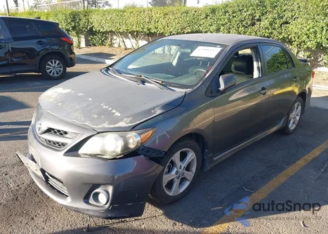 2011 Toyota Corolla S from USA, damaged, VIN 2T1BU4EE9BC730443